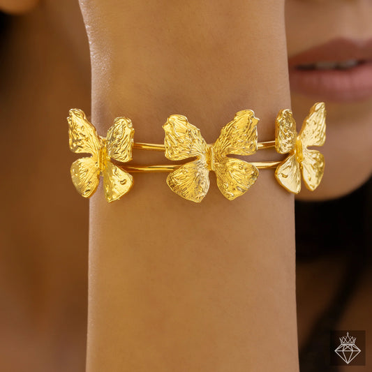 AUROZI Anti-Tarnish Butterfly Bracelet