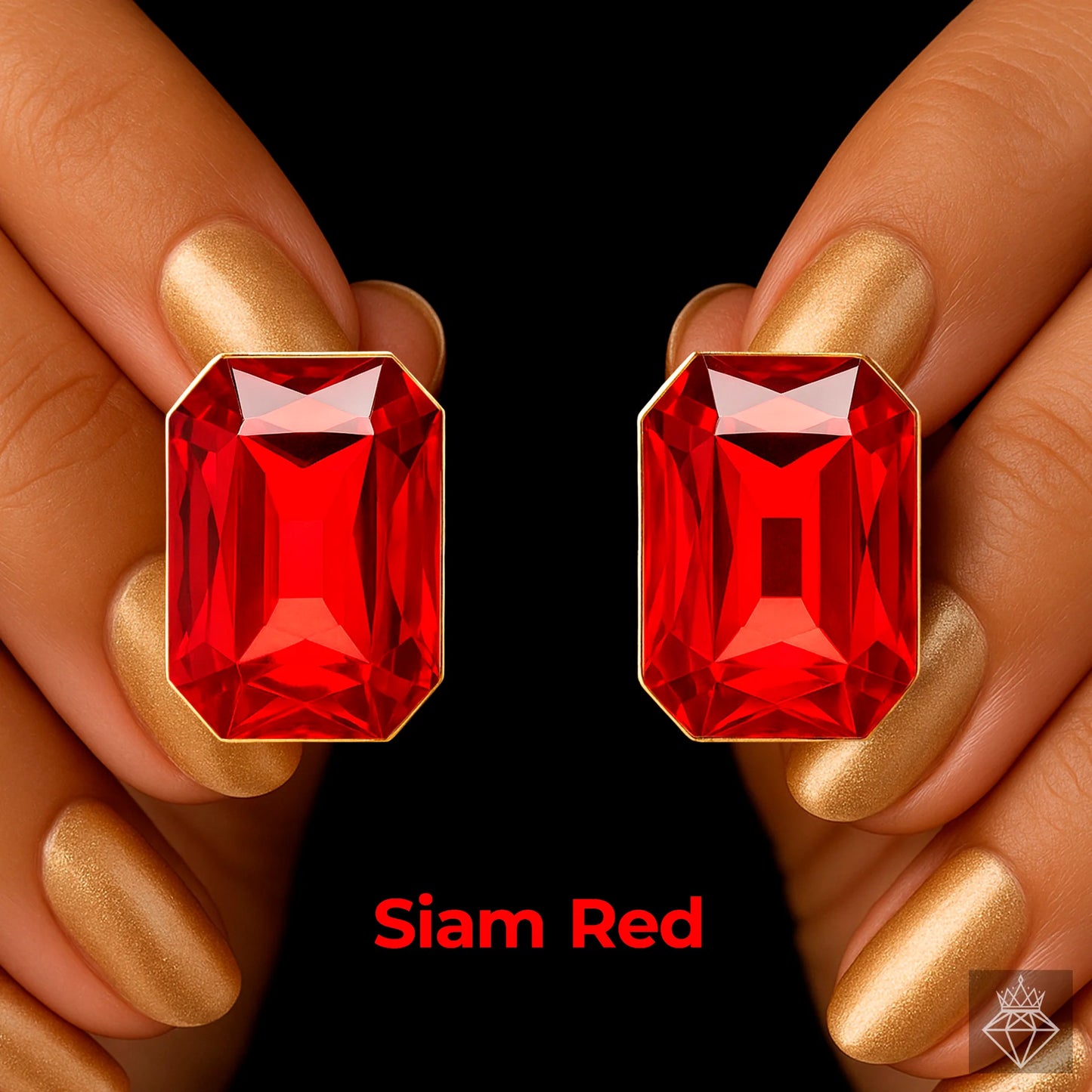 AUROZI Super Saver Pack Of 8 Multicolour Anti-Tarnish Premium Quality Crystal Earrings