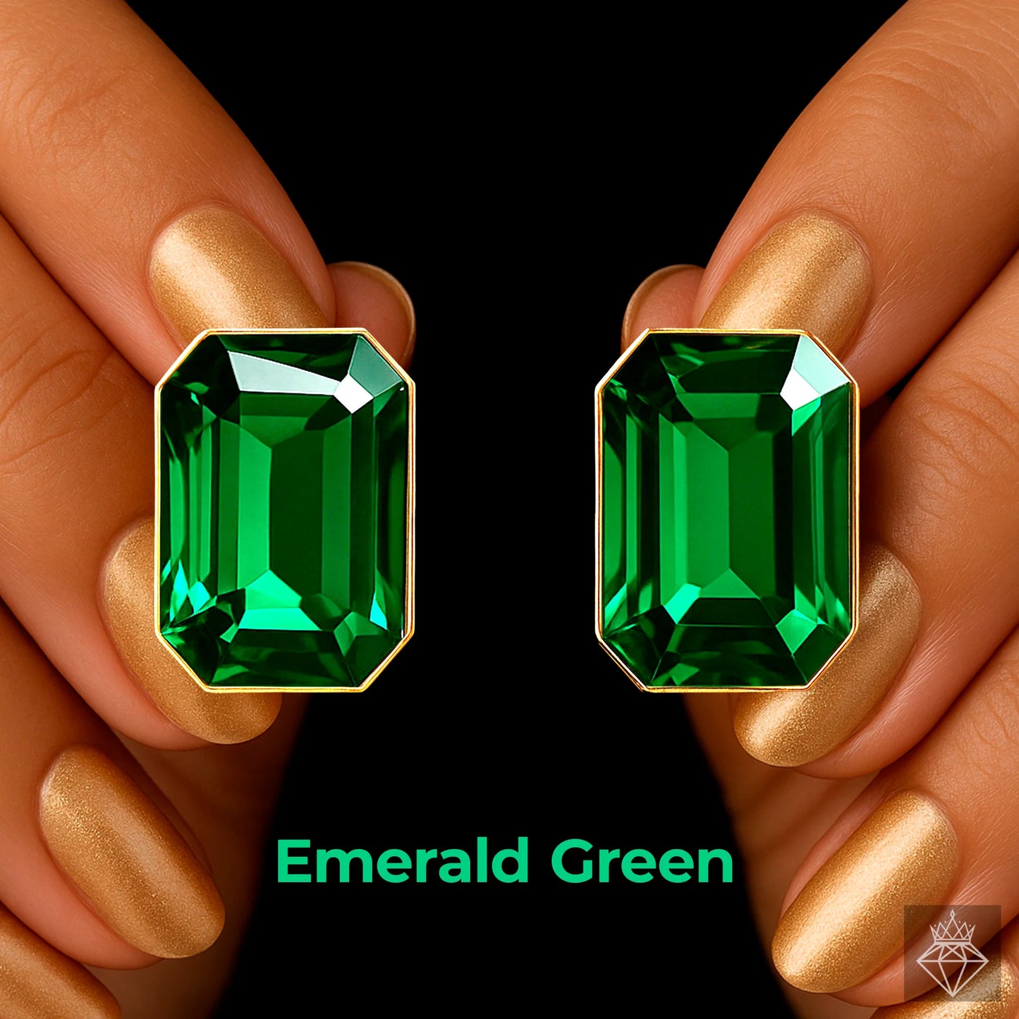 AUROZI Super Saver Pack Of 8 Multicolour Anti-Tarnish Premium Quality Crystal Earrings