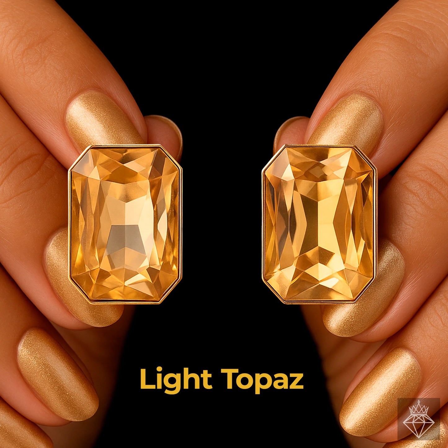 AUROZI Super Saver Pack Of 8 Multicolour Anti-Tarnish Premium Quality Crystal Earrings