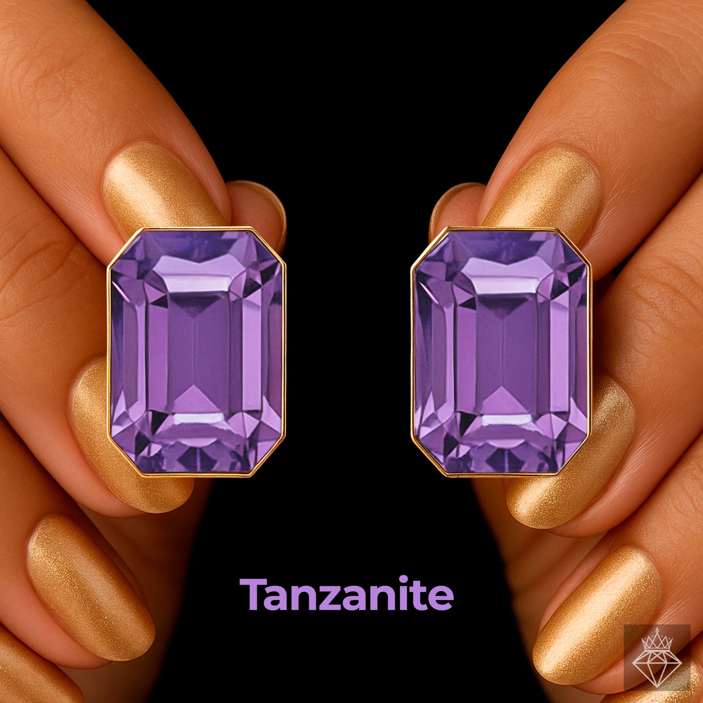 AUROZI Super Saver Pack Of 8 Multicolour Anti-Tarnish Premium Quality Crystal Earrings