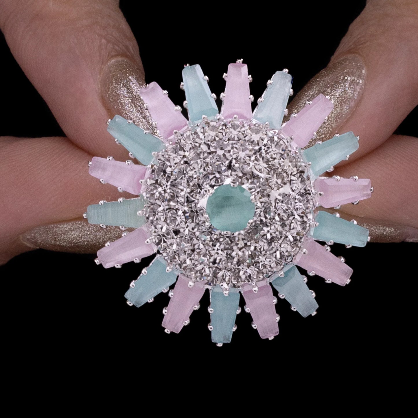 AUROZI Anti-Tarnish Crystal Ring (Adjustable Size)