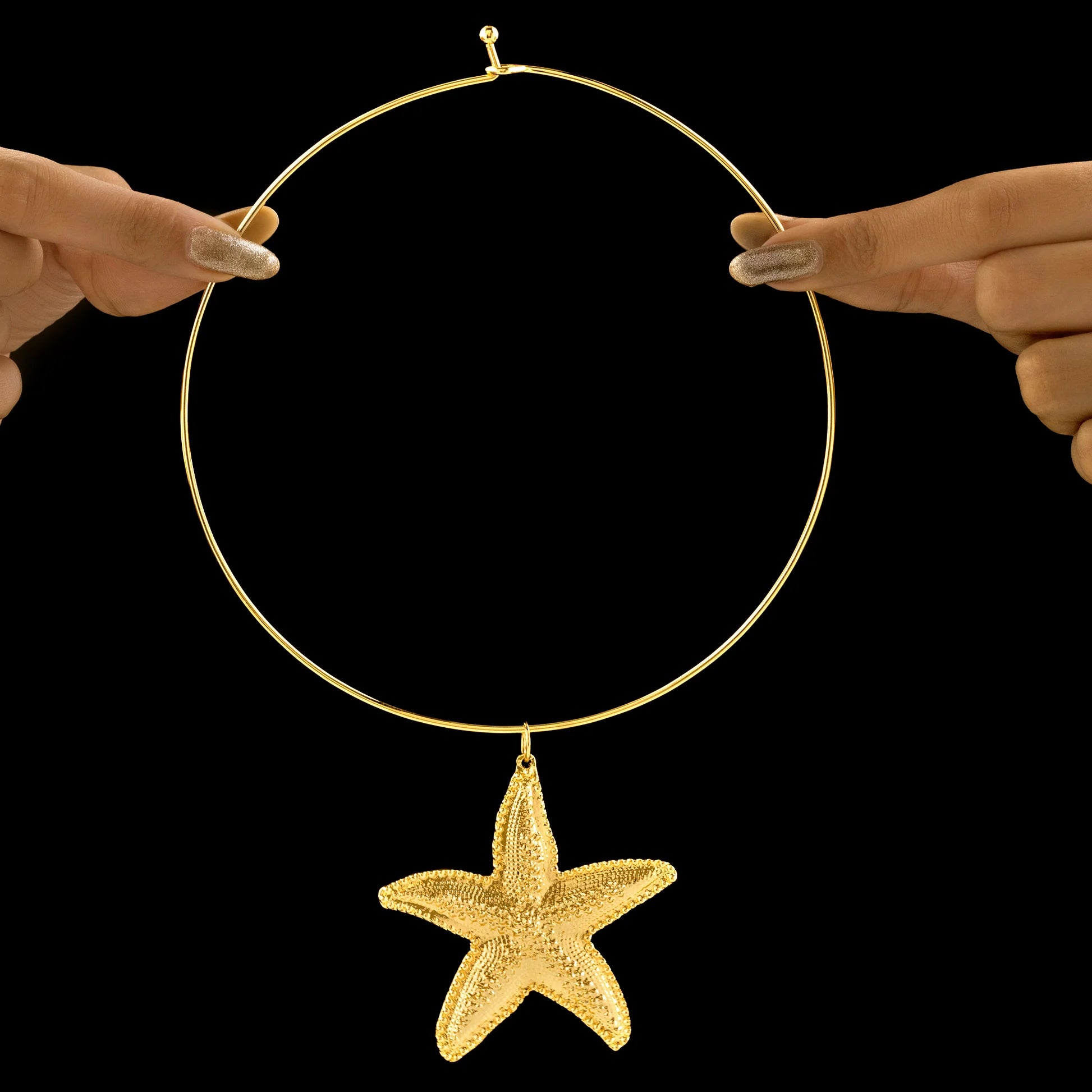 AUROZI Anti-Tarnish Gold Plated Star Necklace