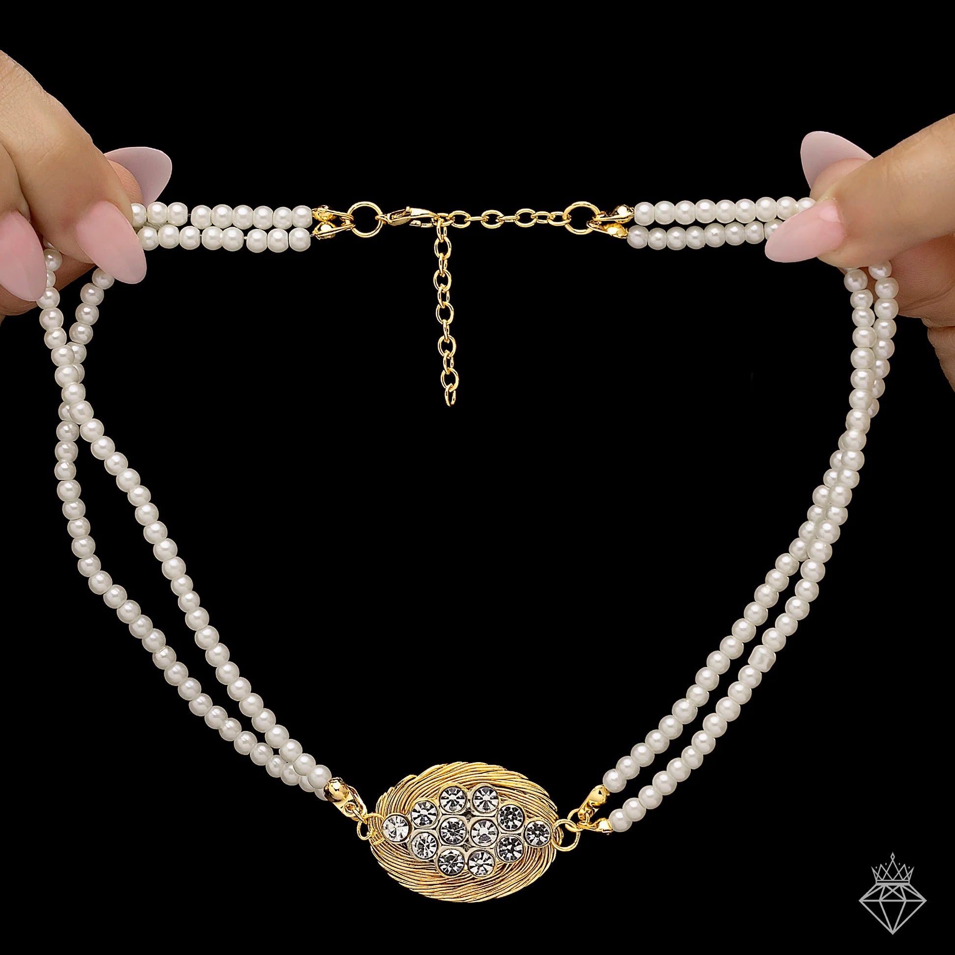 AUROZI Anti-Tarnish Necklace Set With Earrings