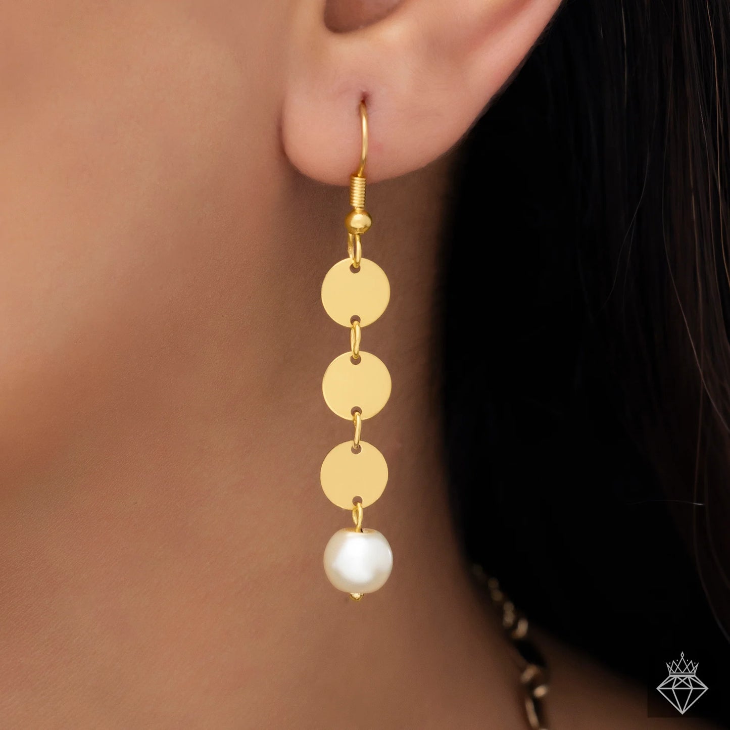 AUROZI Anti-Tarnish Necklace Set With Earrings