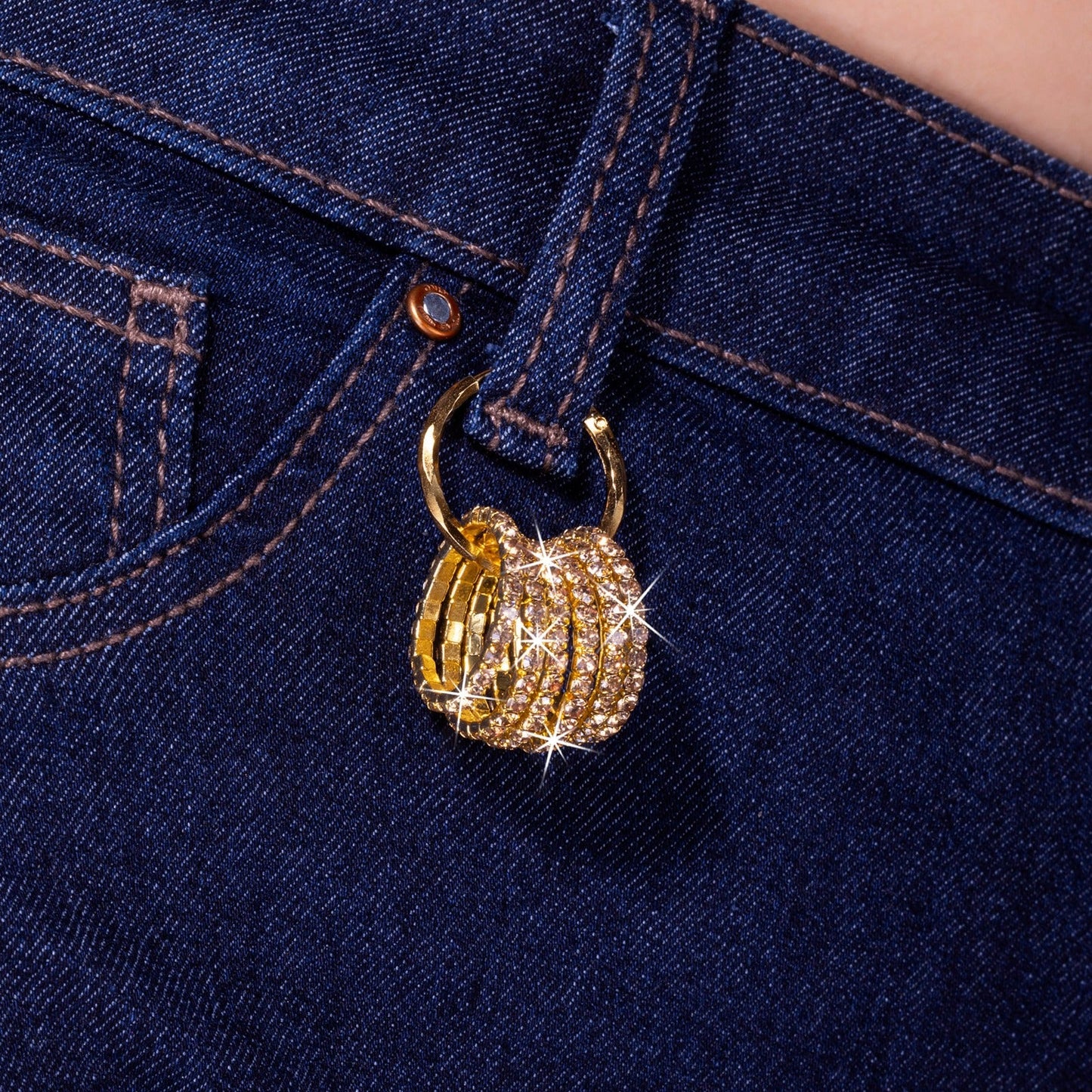 AUROZI Anti-Tarnish Versatile Multilayer Crystal Hoops – Do It Yourself!