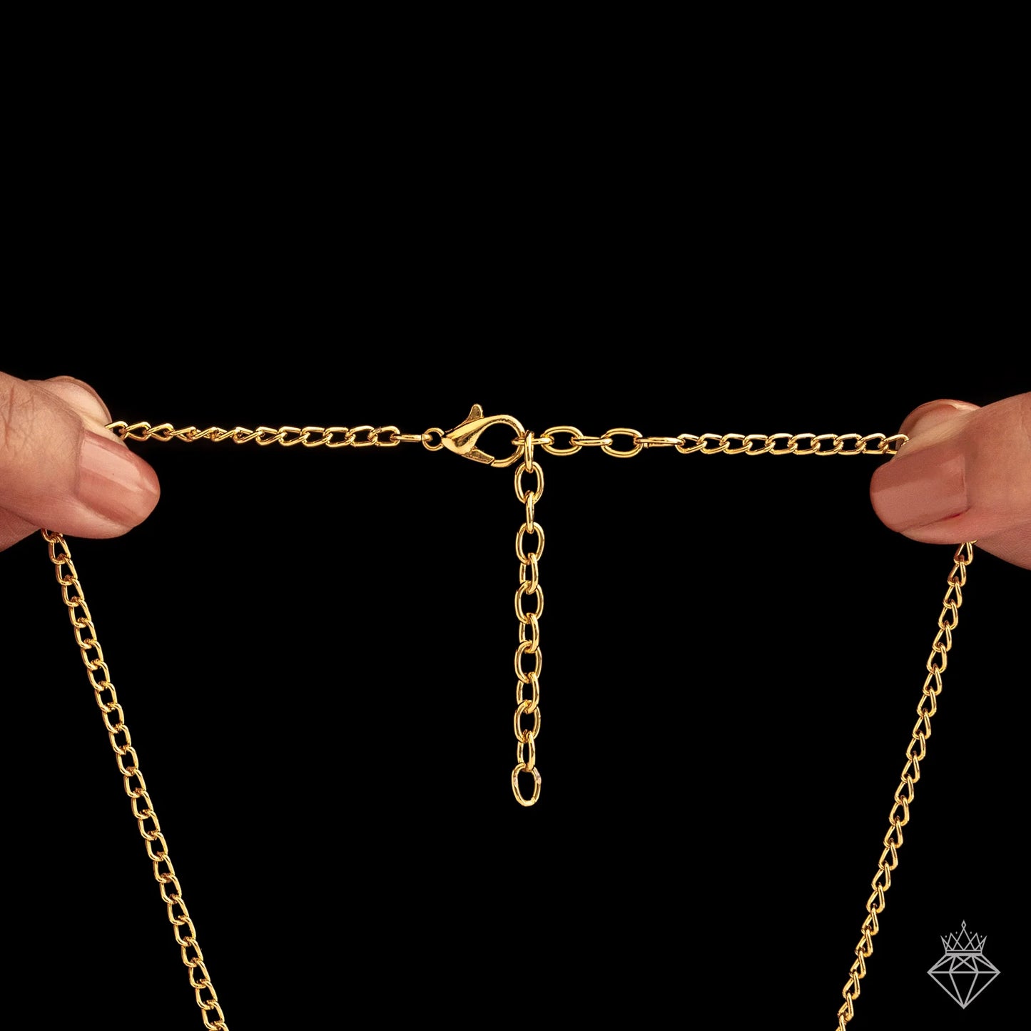 AUROZI Elegant Round Crystal Jewelry Set – Anti-Tarnish | Necklace & Earrings