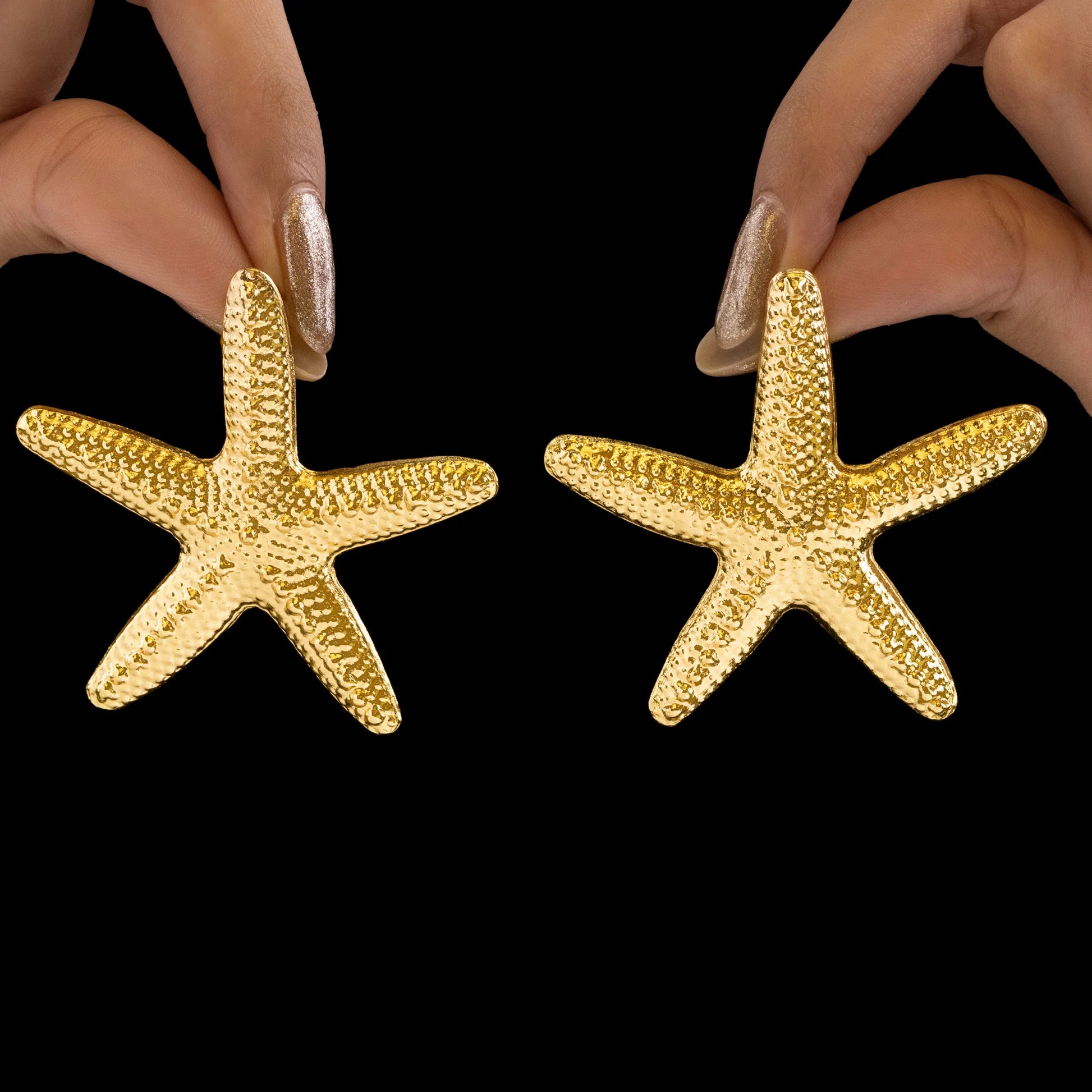 AUROZI Anti-Tarnish Starfish Earrings