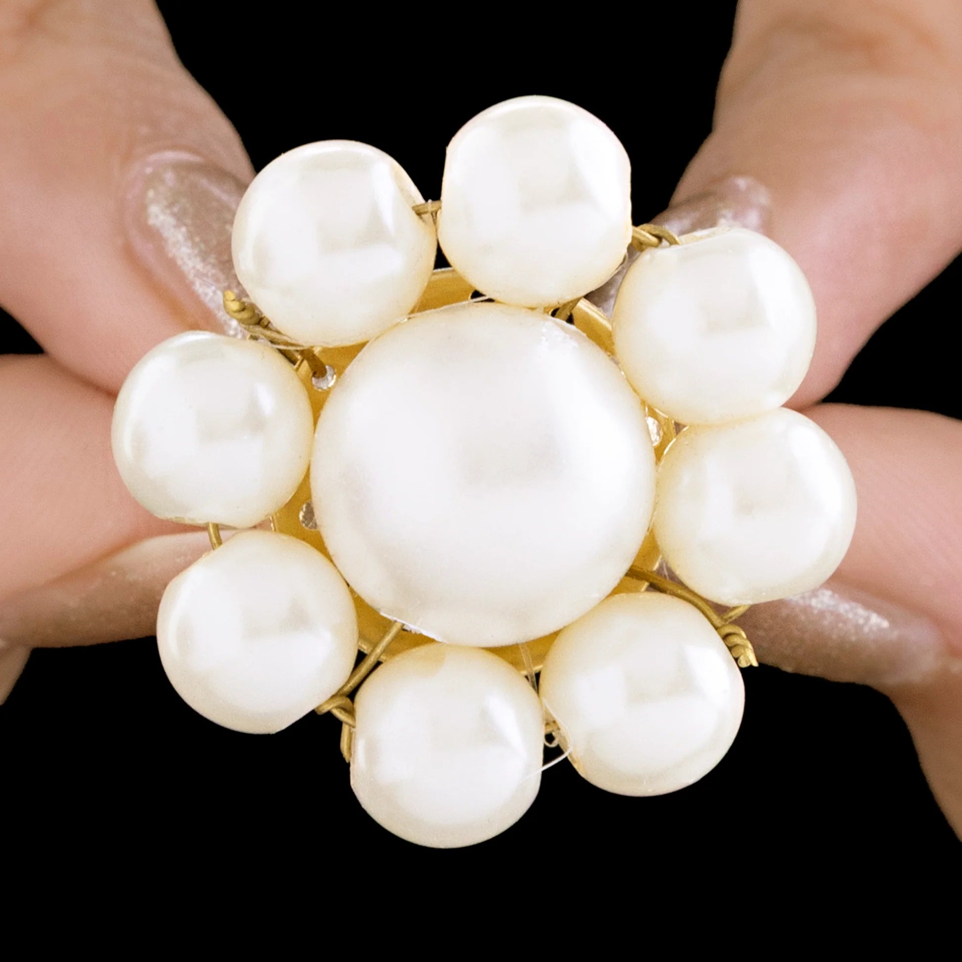 AUROZI Oceanic Pearl Ring (Adjustable Size)