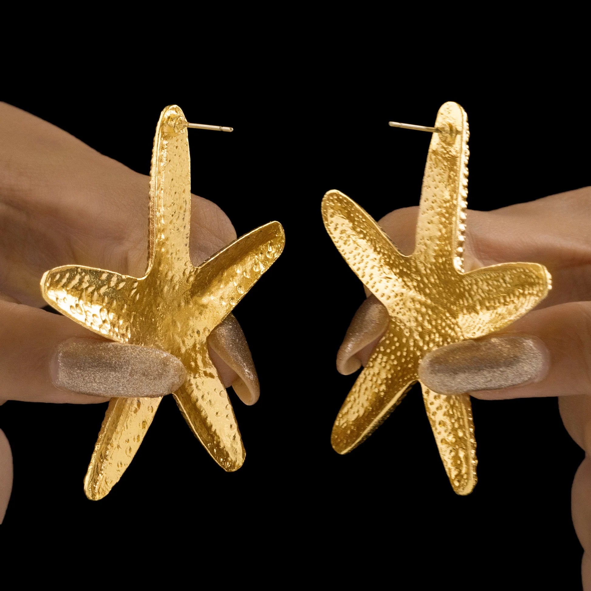 AUROZI Anti-Tarnish Starfish Earrings