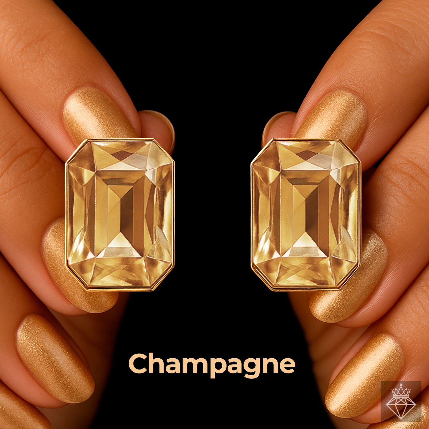 AUROZI Super Saver Pack Of 8 Multicolour Anti-Tarnish Premium Quality Crystal Earrings