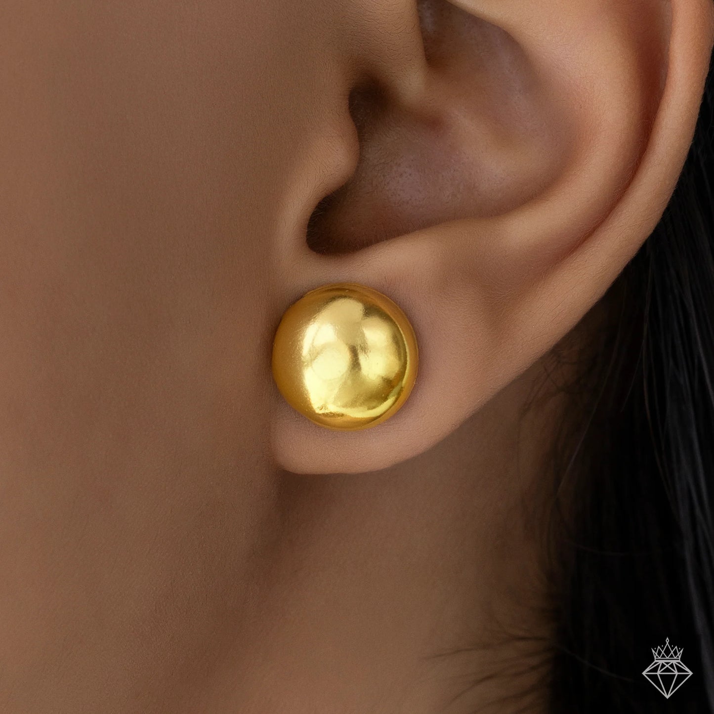 AUROZI Anti-Tarnish American Diamond Necklace Set With Earrings