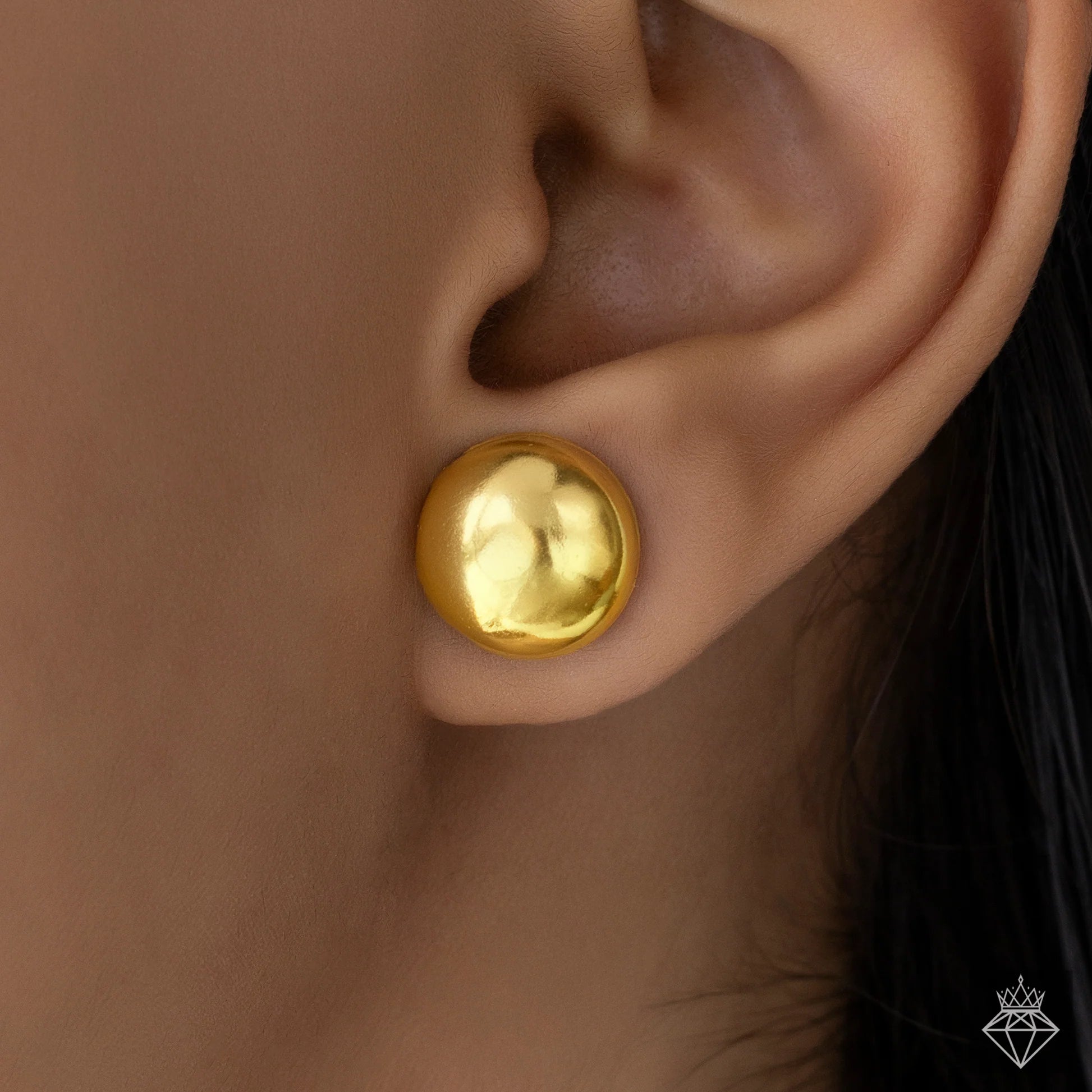 AUROZI Anti-Tarnish American Diamond Necklace Set With Earrings