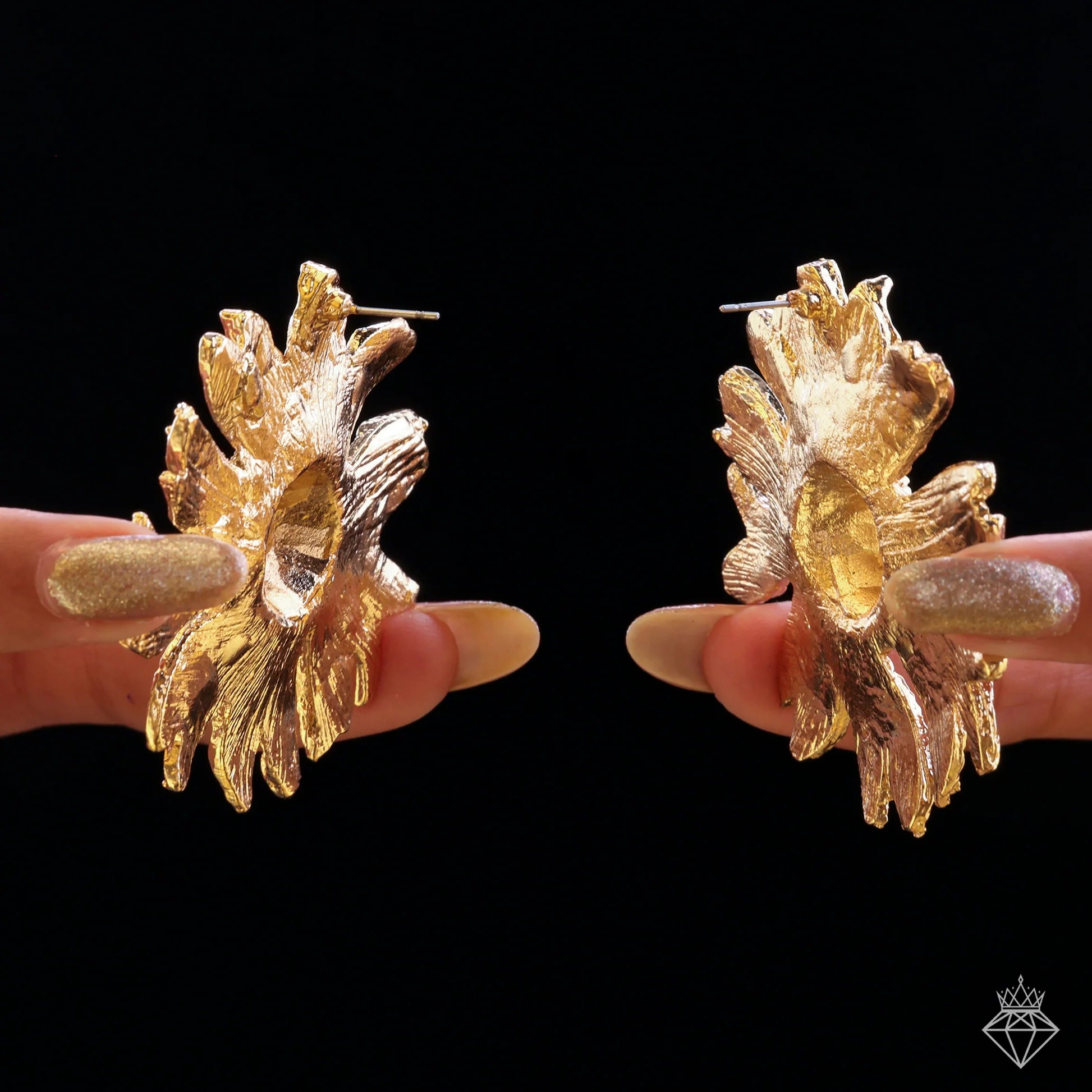 AUROZI Anti-Tarnish Sunflower Earrings