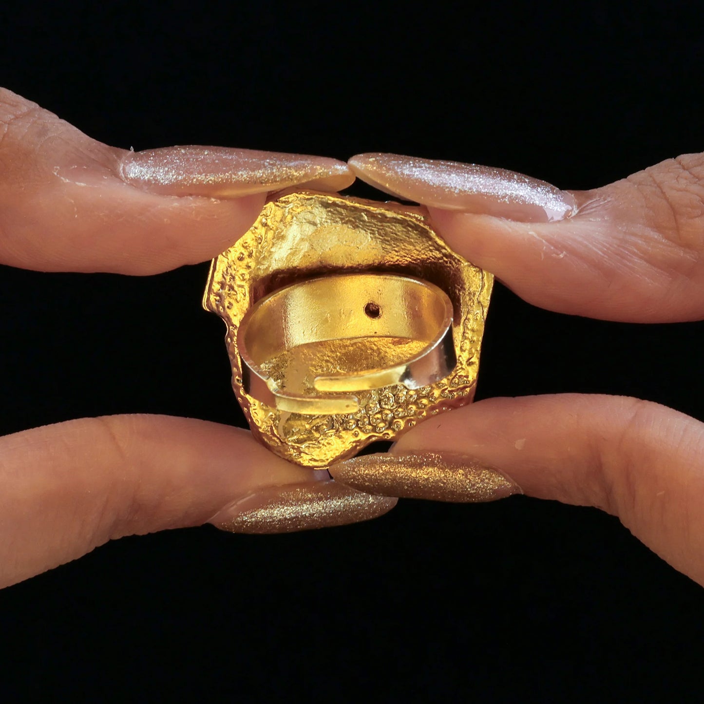 AUROZI Anti-Tarnish Rose Flower Ring (Adjustable Size)