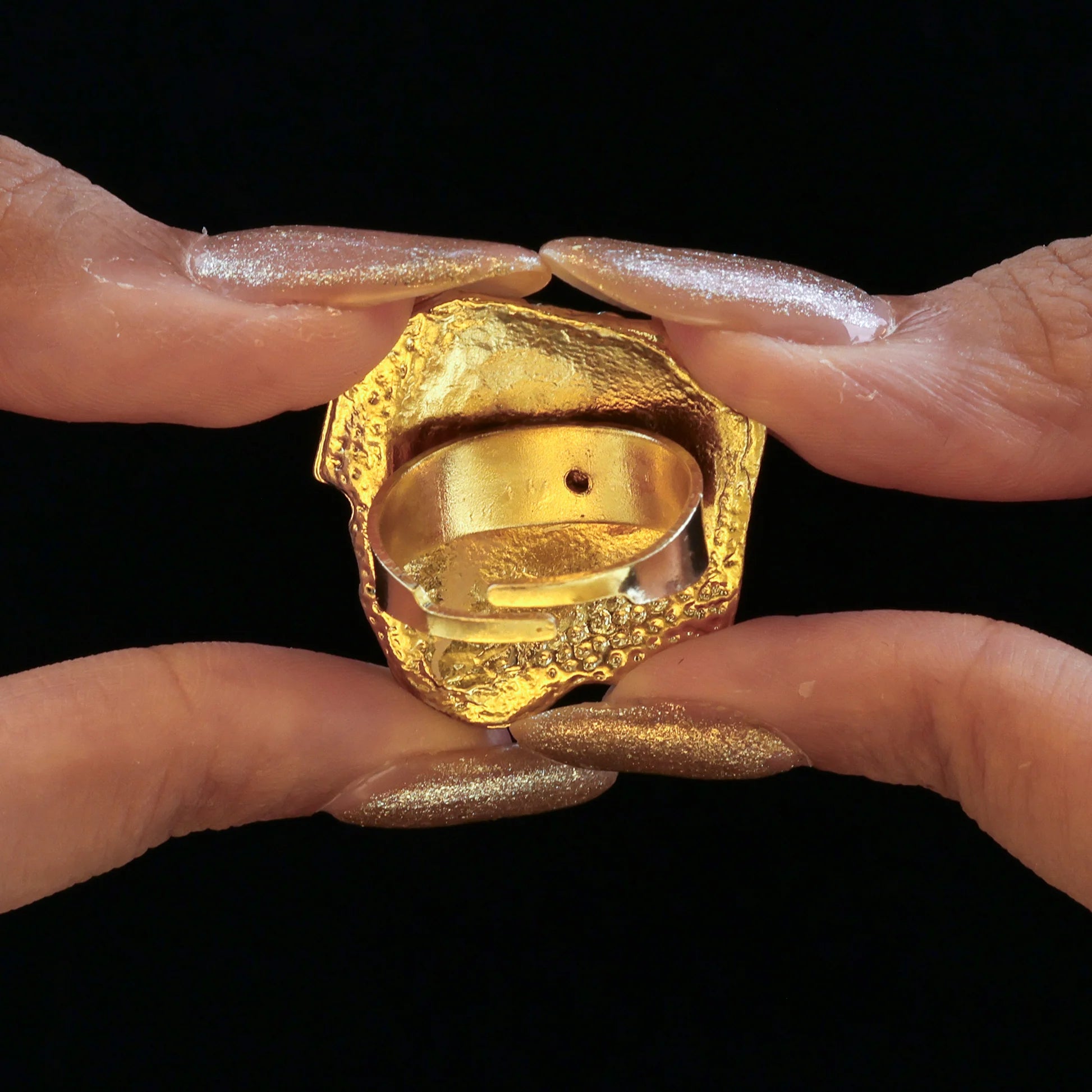 AUROZI Anti-Tarnish Rose Flower Ring (Adjustable Size)