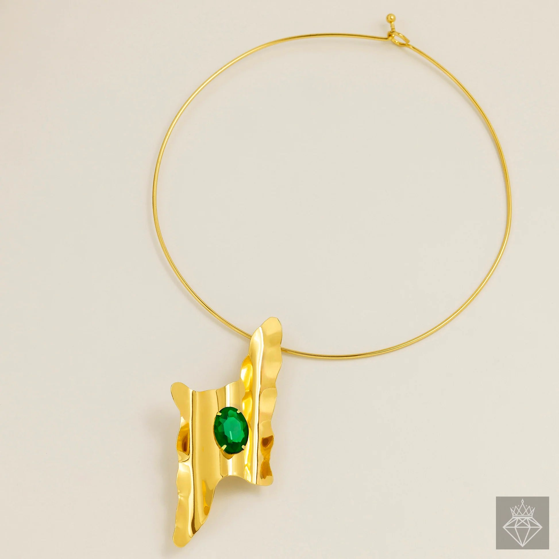 AUROZI Anti-Tarnish Golden Thunderbolt Necklace