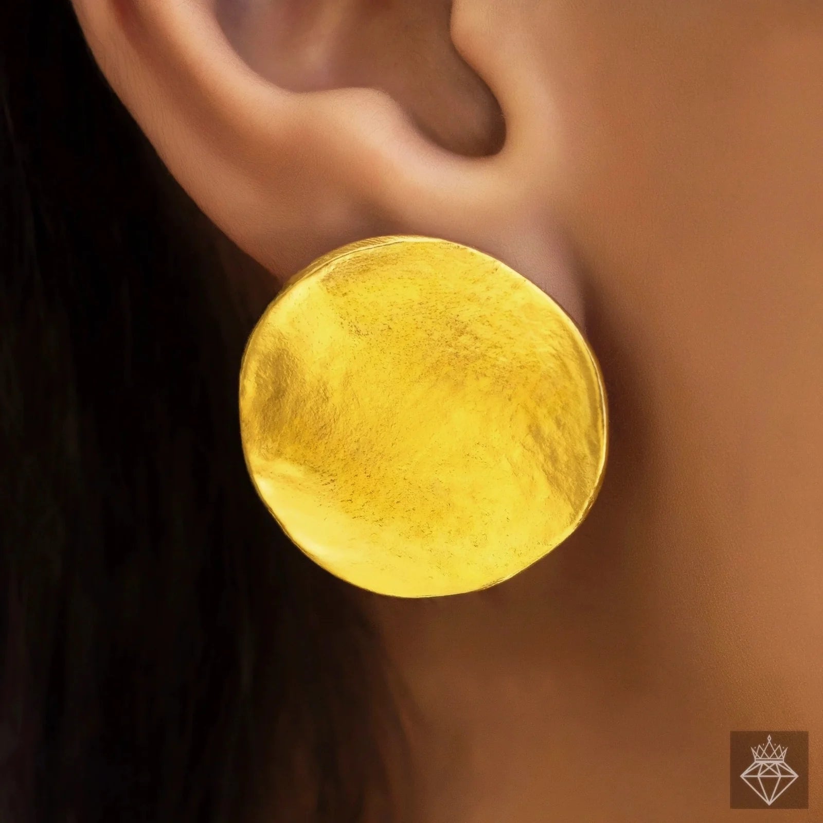 AUROZI Anti-Tarnish Coin Y Necklace Set With Earrings