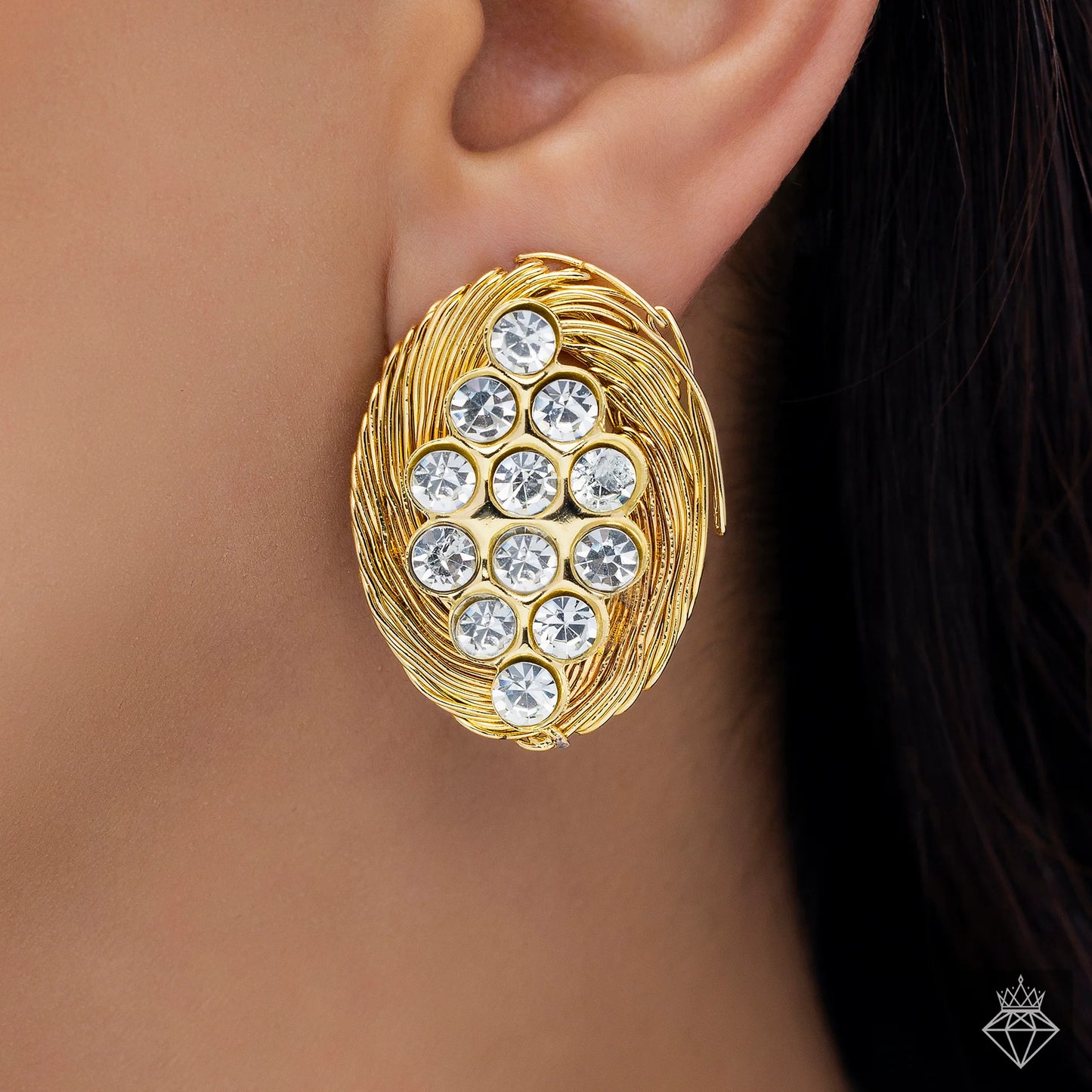 AUROZI Anti-Tarnish Necklace Set With Earrings