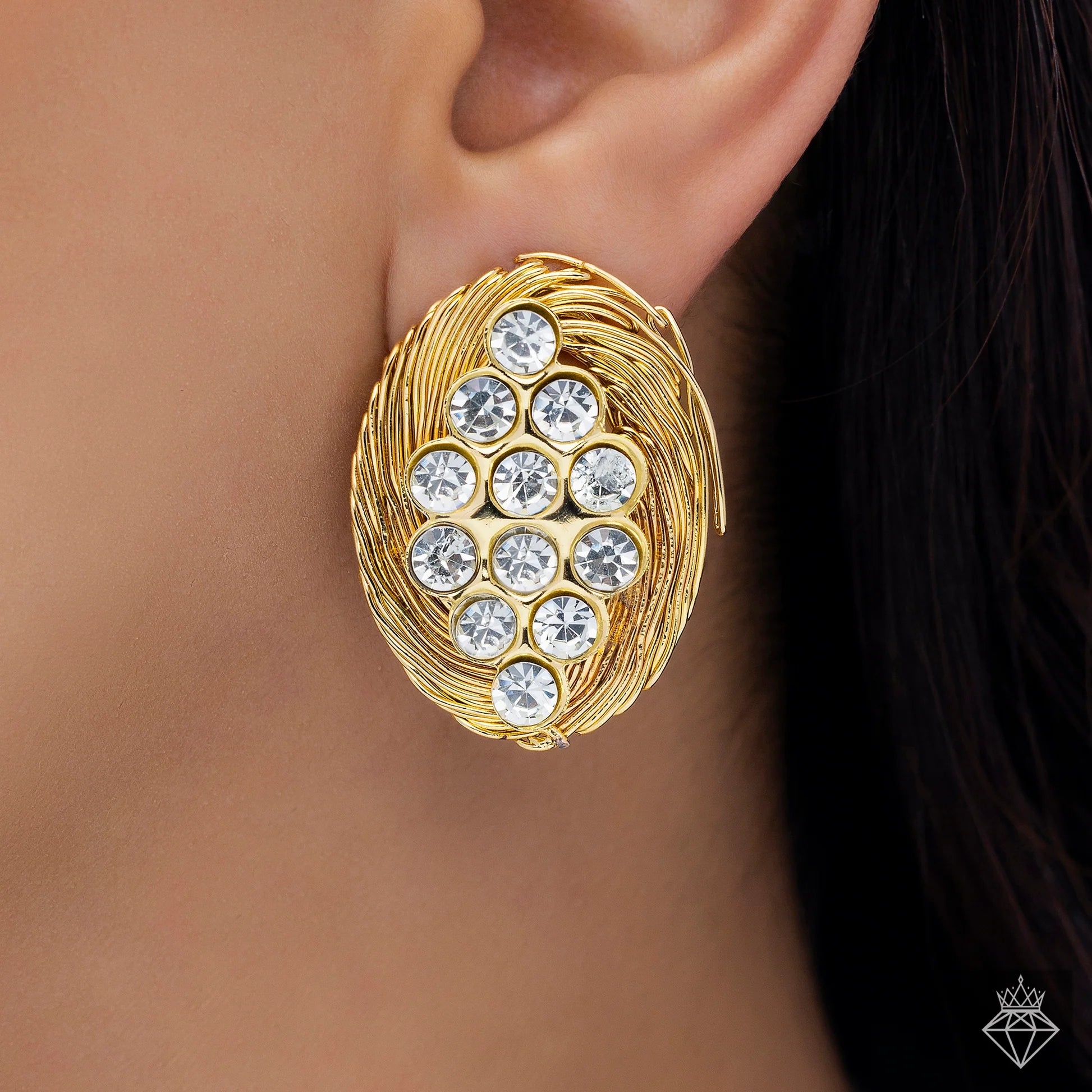 AUROZI Anti-Tarnish Necklace Set With Earrings