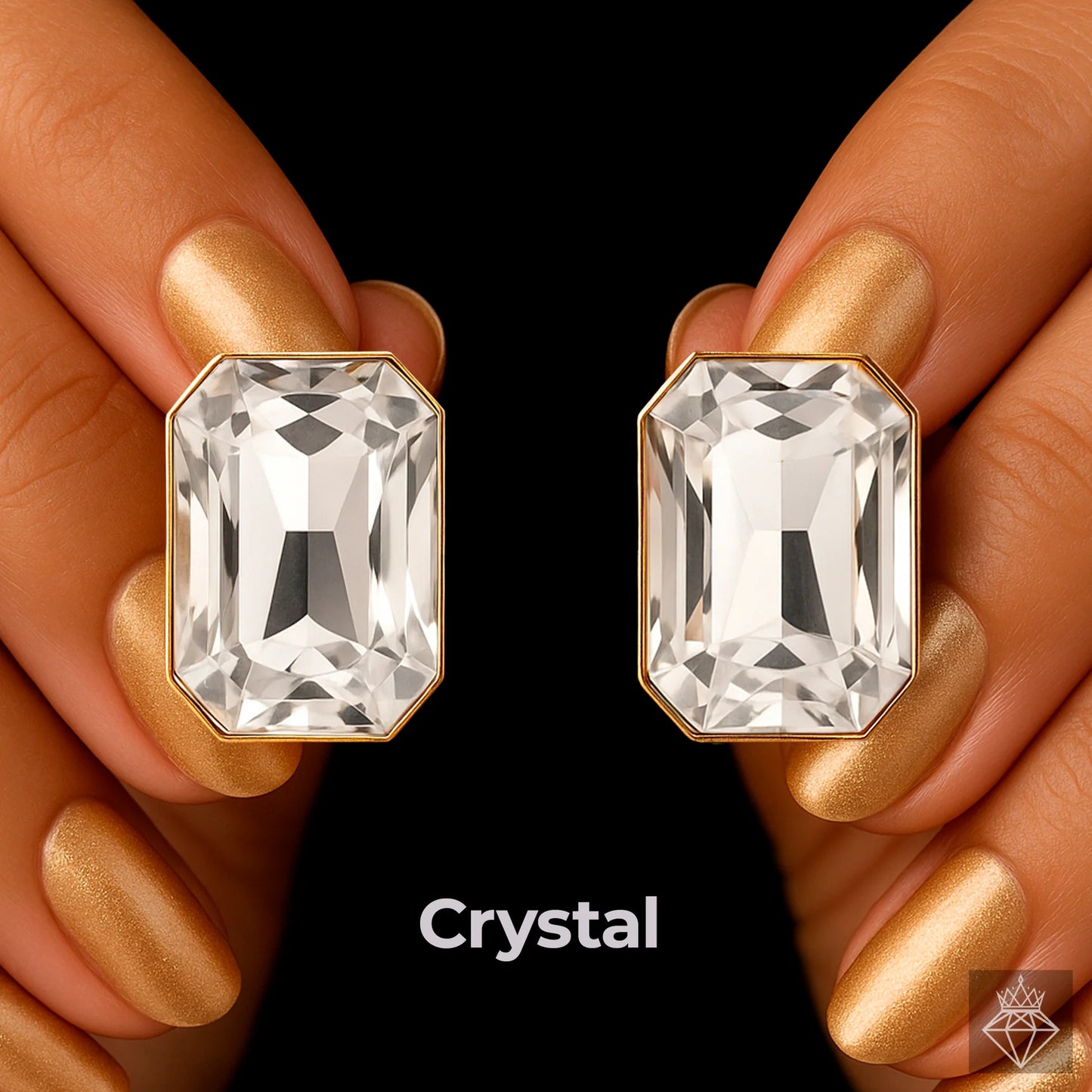 AUROZI Super Saver Pack Of 8 Multicolour Anti-Tarnish Premium Quality Crystal Earrings