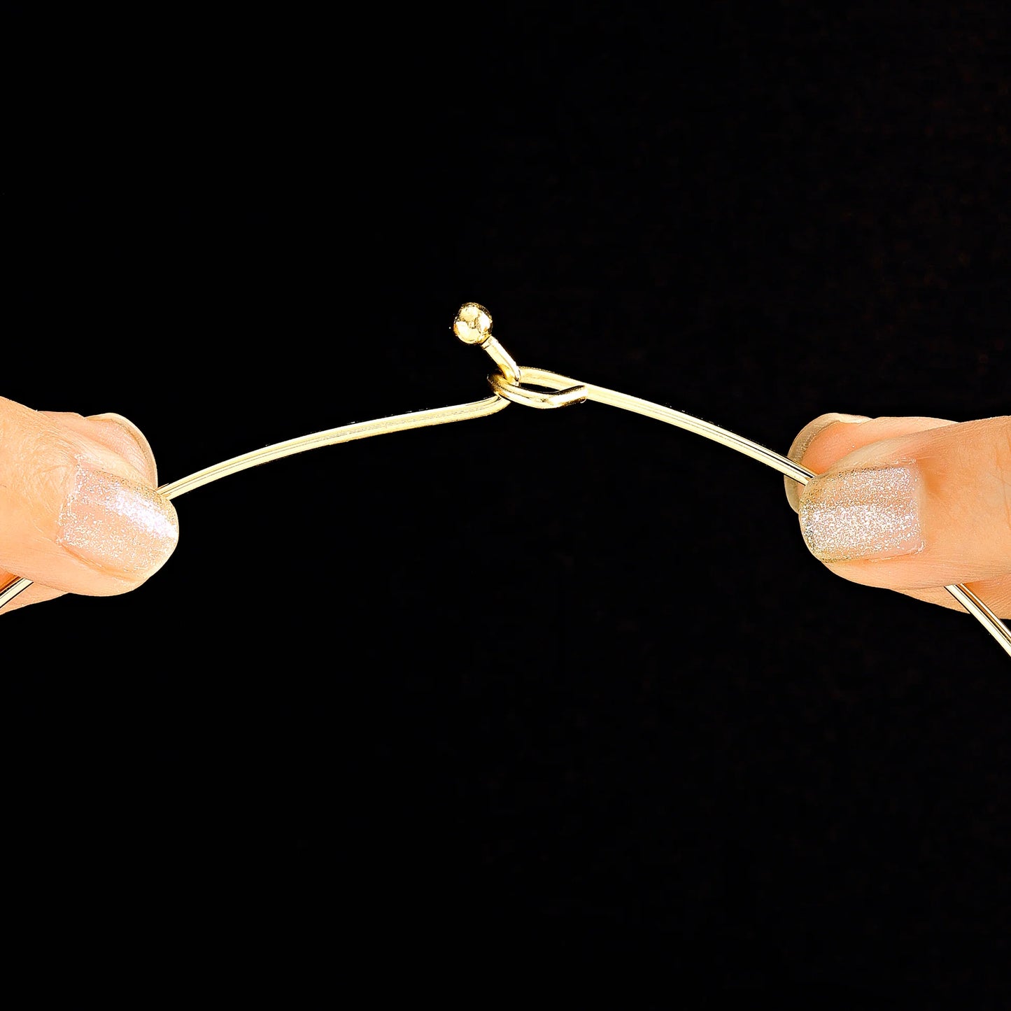 AUROZI Anti-Tarnish Golden Nest Emerald Necklace