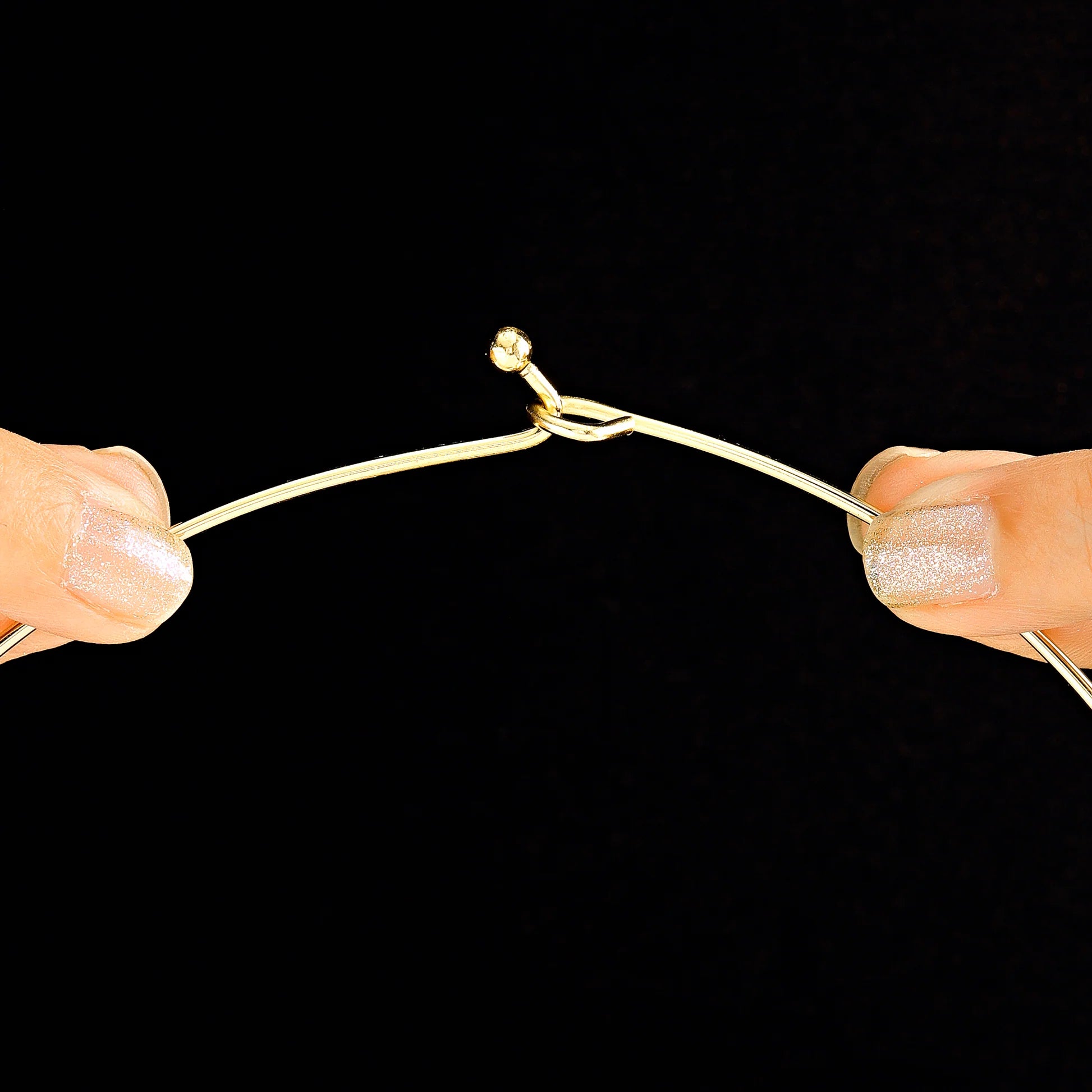 AUROZI Anti-Tarnish Golden Nest Emerald Necklace