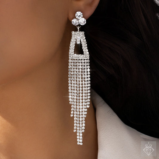 AUROZI Anti-Tarnish Crystal Danglers