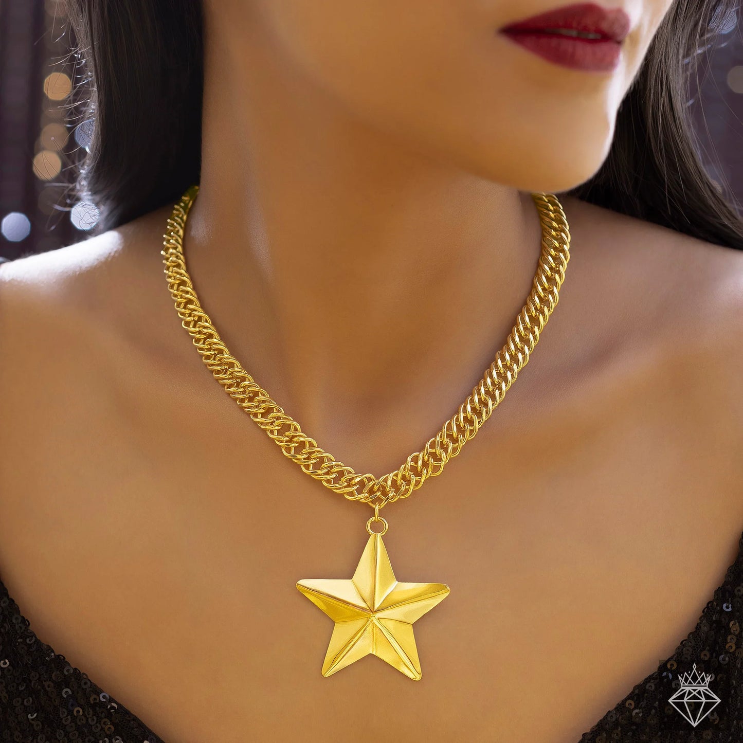 AUROZI Anti-Tarnish Star Necklace