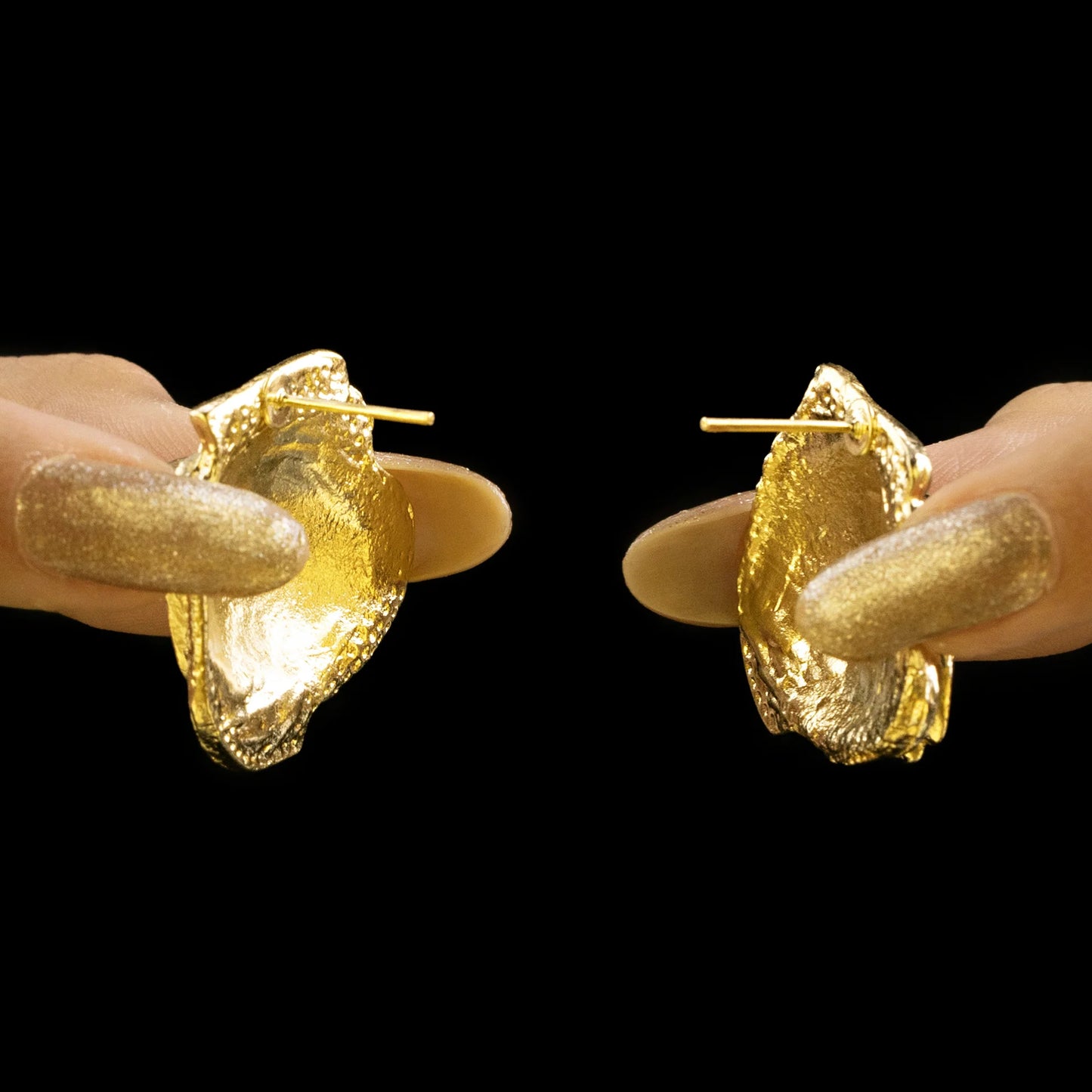 AUROZI Anti-Tarnish Golden Rose Beautiful Earrings