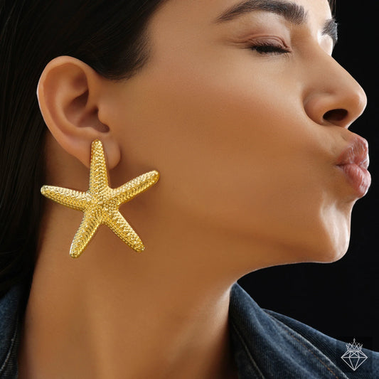 AUROZI Anti-Tarnish Starfish Earrings