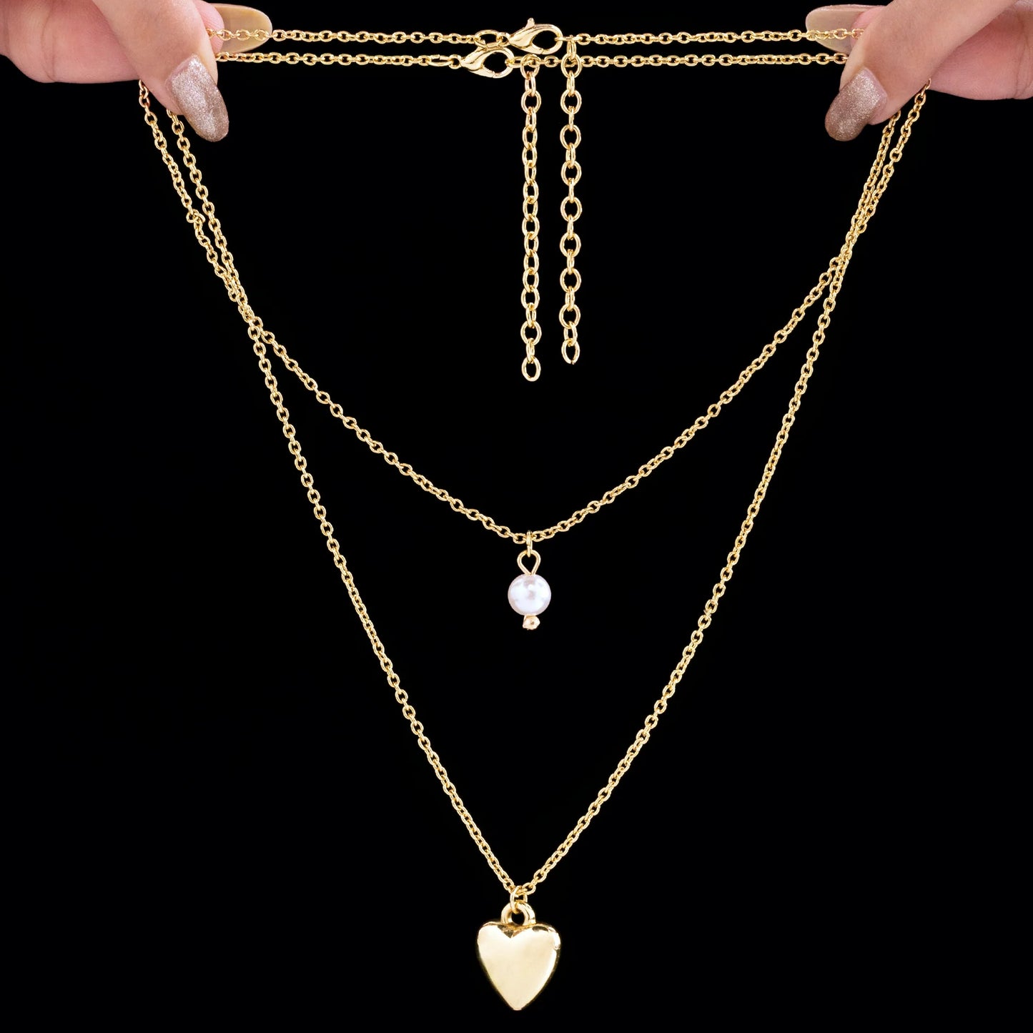 AUROZI Anti-Tarnish Multilayered Necklace