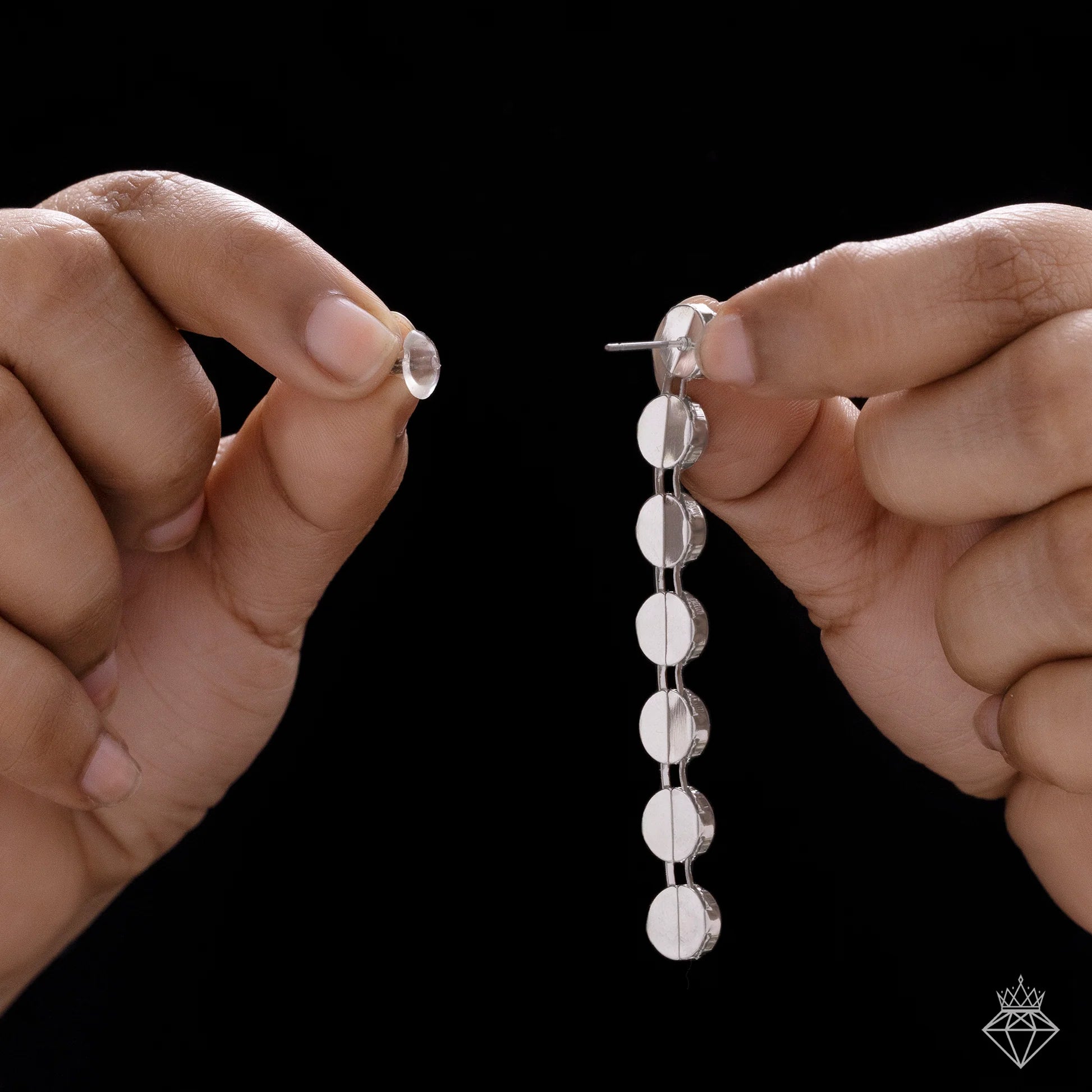 AUROZI Anti-Tarnish AD Necklace Set With Earrings