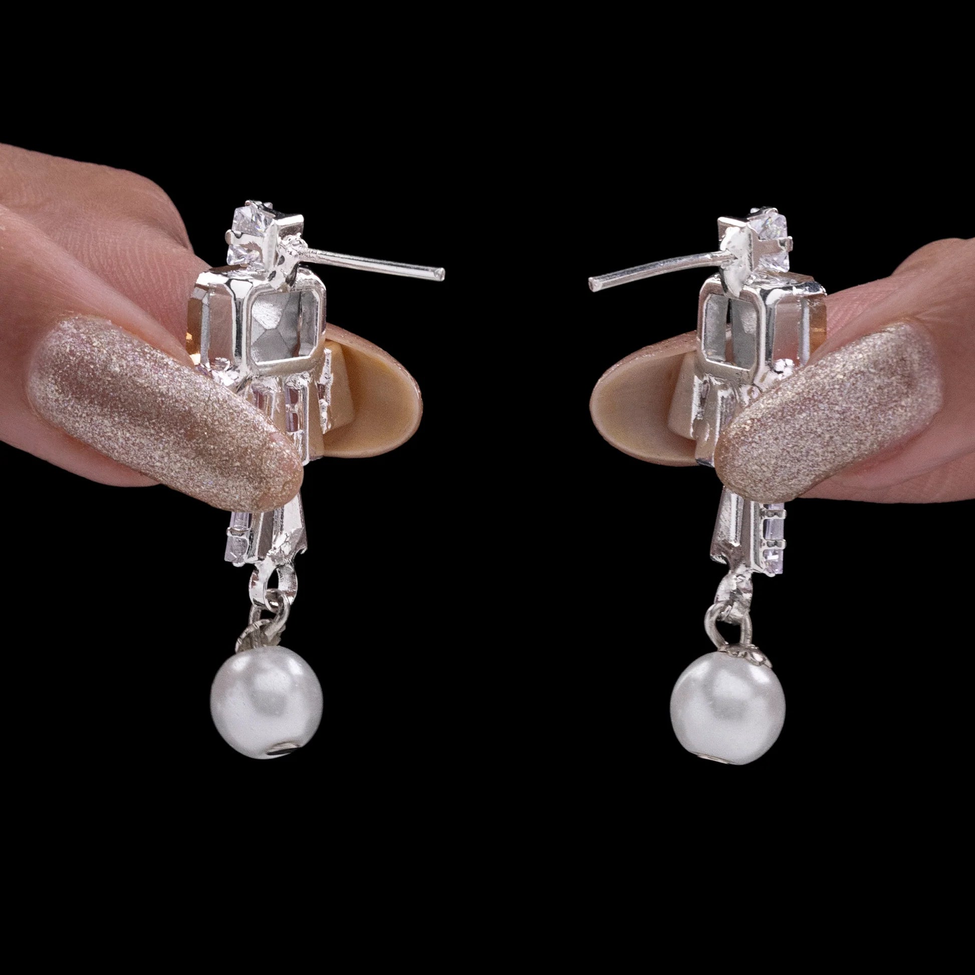 AUROZI Anti-Tarnish Mini Crystal Earrings