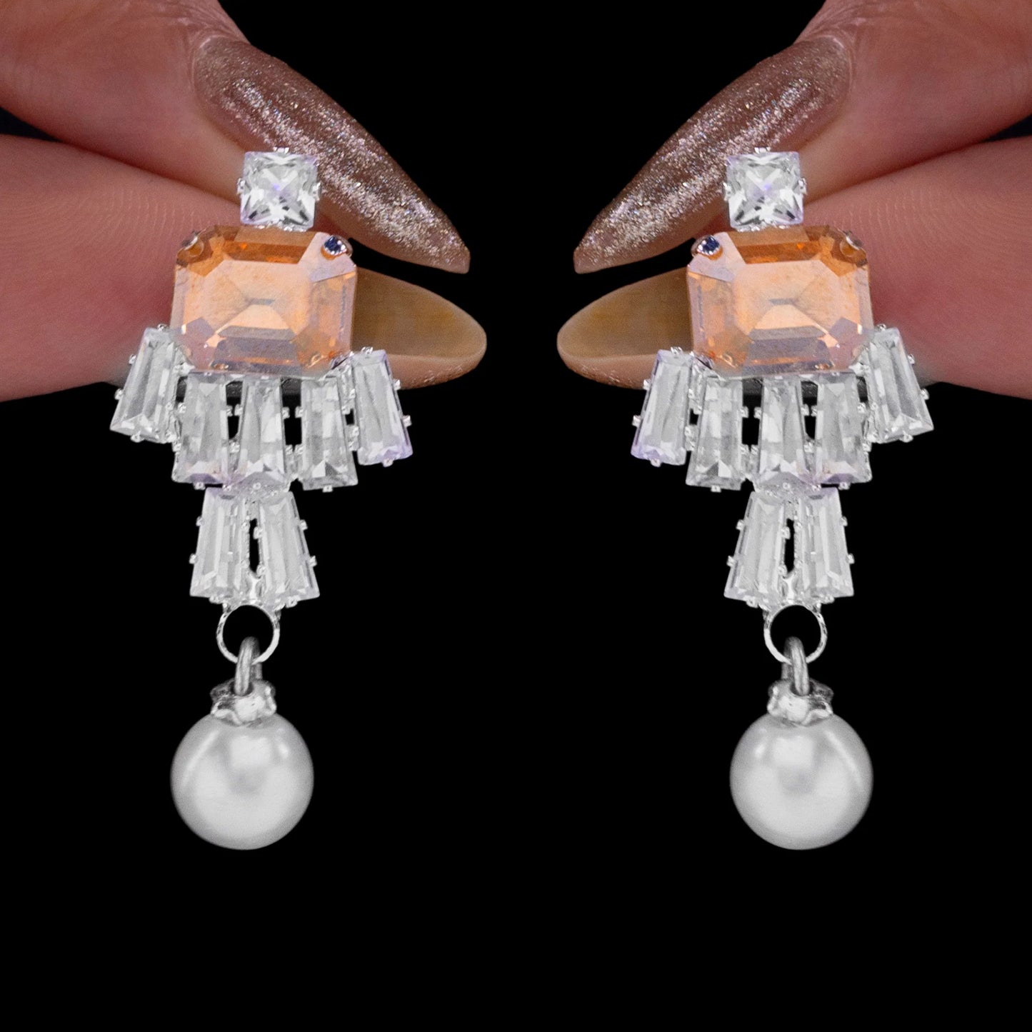 AUROZI Anti-Tarnish Mini Crystal Earrings