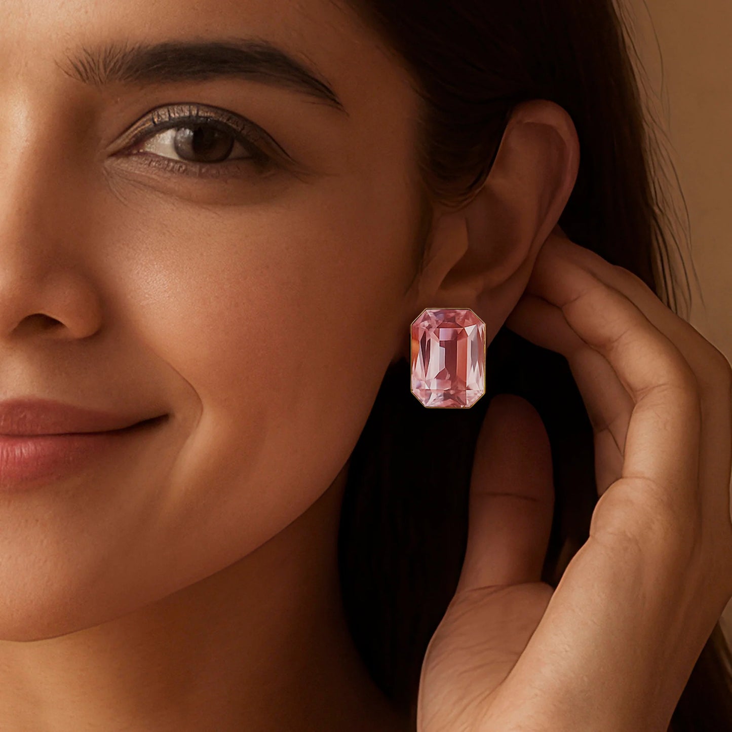 AUROZI Super Saver Pack Of 8 Multicolour Anti-Tarnish Premium Quality Crystal Earrings